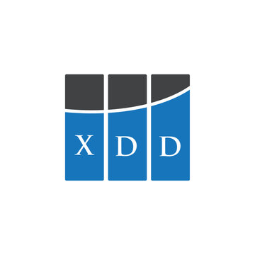 XDD letter logo design on white background. XDD creative initials letter logo concept. XDD letter design.