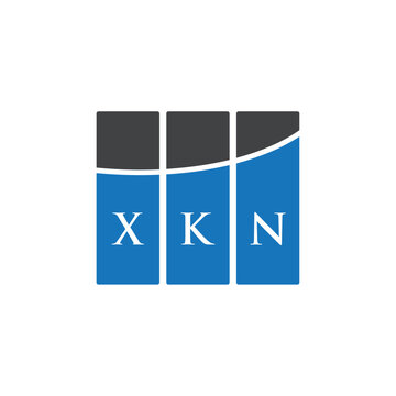 XKN letter logo design on white background. XKN creative initials letter logo concept. XKN letter design.