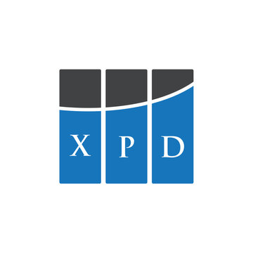 XPD letter logo design on white background. XPD creative initials letter logo concept. XPD letter design.
