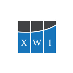 XWI letter logo design on white background. XWI creative initials letter logo concept. XWI letter design.