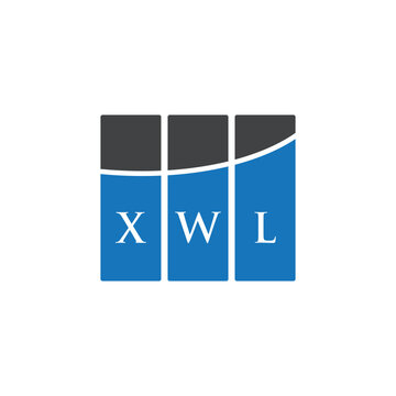 XWL letter logo design on white background. XWL creative initials letter logo concept. XWL letter design.