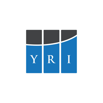 YRI letter logo design on white background. YRI creative initials letter logo concept. YRI letter design.