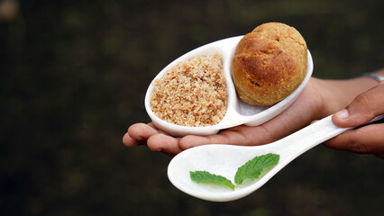 Daal Baati Churma is a popular Healthy food from Rajasthan, India.