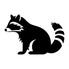 racoon silhouette © Rudez Studio
