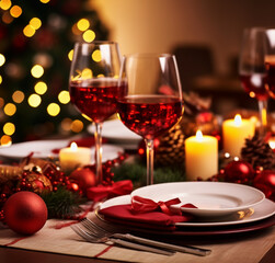 mugs wine glasses plates napkins na, generative ai.