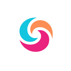 Fototapeta na wymiar abstract circle logo