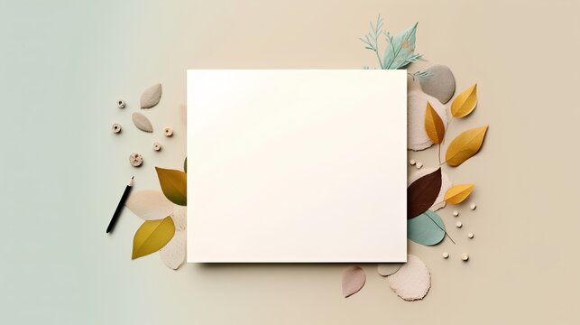 The concept of notebook journaling features a blank page with ample copy space for personal thoughts, ideas, or notes. Inviting the viewer to imagine their own words filling the page.