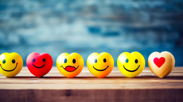 Optimismus und Gute Laune. Generiert mit KI