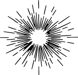 Glowing Spark drawing for T-Shirt Prints t shirt and sticker EPS 10 