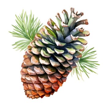 Christmas pine cones