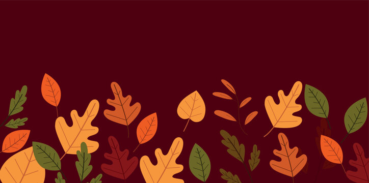 sfondo, autunno, foglie secche