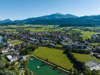 The village of Kuchl in the Tennengau region near Salzburg, Austria