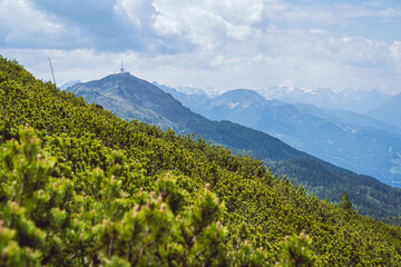 Patscherkofel Mountain in Tyrol near Innsbruck in the Austrian Alps.