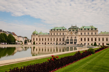 Fototapeta premium The Belvedere is a palace complex in Vienna in the Baroque style.