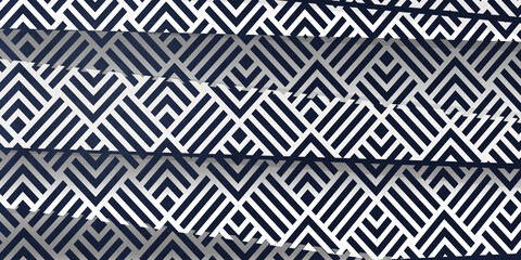 Cutting Seamless geometric pattern background with Card Board Style Effect
