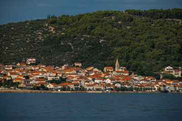 Ugljan island in front of Zadar - Archipelago - Islands of the Kornati archipelago panorama...