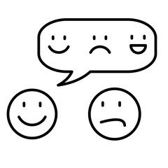 Fototapeta premium Emoticon Icon