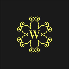 Luxury Gold Royal Brand Monogram Luxury Logo Vector
