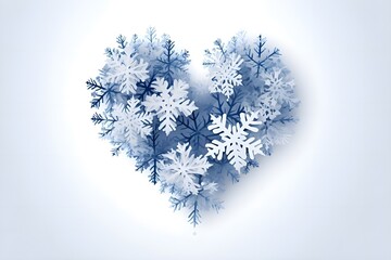 heart shaped snowflake