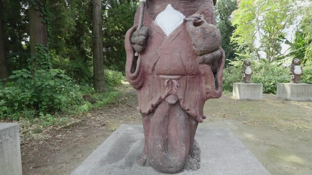 タヌキのお寺　茂林寺の風景