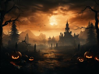 halloween scene