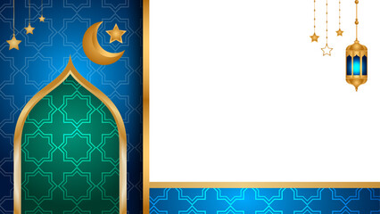 Fototapeta premium Decorative ramadan ramazan or ramadhan ornament islamic background shab e barat eid jumma mubarak