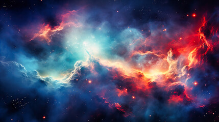 Galactic Nebulae Birthplaces of Stars, - obrazy, fototapety, plakaty
