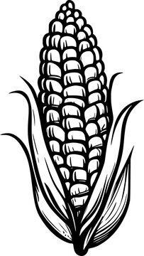 recommend clip art: corn cartoon