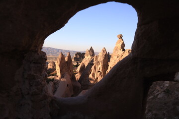 Badlands calanchi Cappadocia, turchia