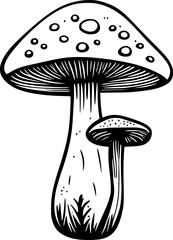 mushroom cartoon