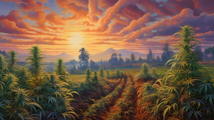 Cannabis background wallpaper design, weed, ganja, marihuana, green hemp bud, leaf