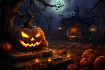 halloween pumpkin on halloween