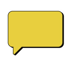 Bubble Text Chat Template Blank