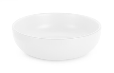 empty bowl isolated on white background.