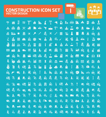Construction And Factory Vector Icon Set