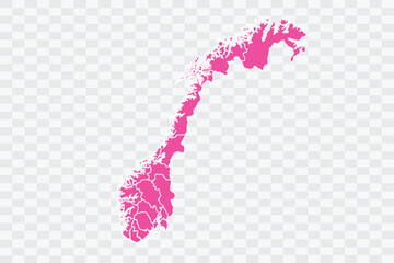 Norway Map Fuscia Color Background quality files png