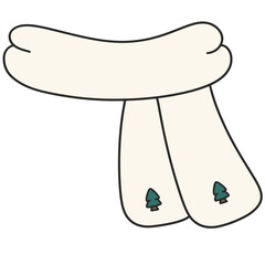 Handdrawn Scarf Doodle