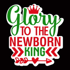 Christmas Sticker Svg