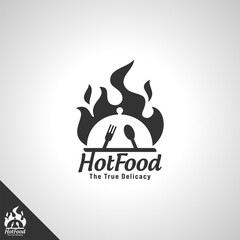 Hot Food Logo - Spicy Cuisine Logo