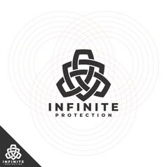 Infinite Protection - Shield Logo Template