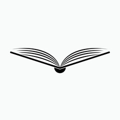 Book Icon. Literature, Library. Science, Knowledge. Manual Guidance Symbol - Vector.