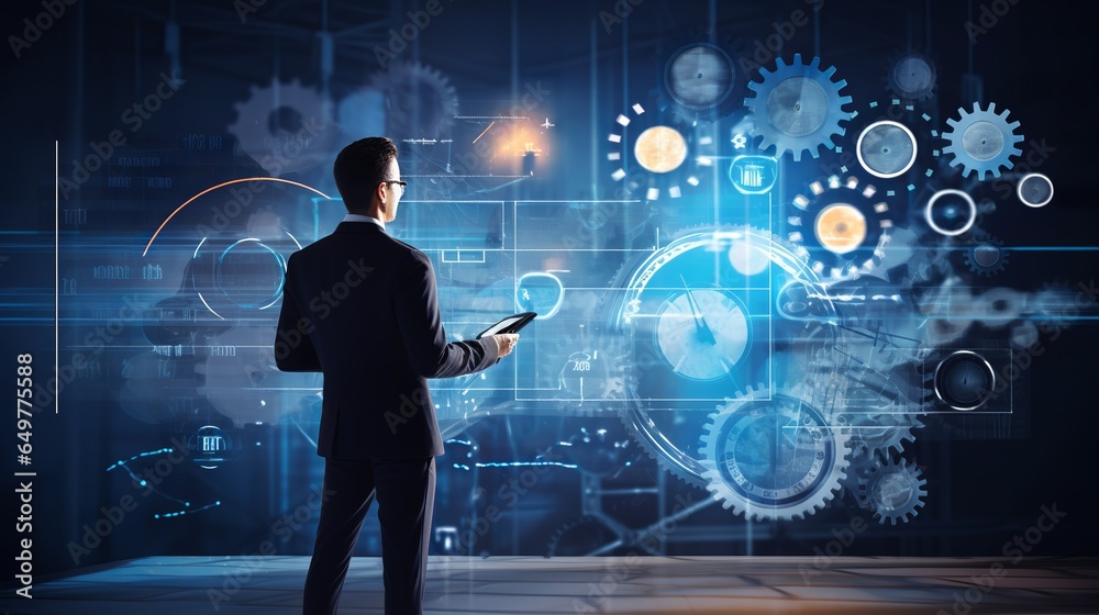 Poster efficient business process management with automated workflow and quality control - project manageme