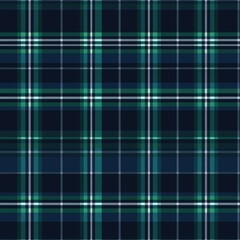Tartan seamless pattern background in green. Check plaid textured graphic design. Checkered fabric modern fashion print. New Classics: Menswear Inspired concept. Trendy Tile for Wallpaper, textile. - obrazy, fototapety, plakaty