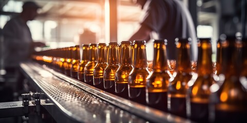Modern manufacture of craft beer, the art of brewing and innovation in every bottle.
