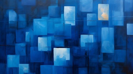 Abstract Blue background design, wallpaper art