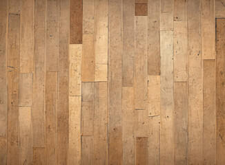 wooden floor, parquet old vintage, wood wall, brown, copywrite space, wallpaper