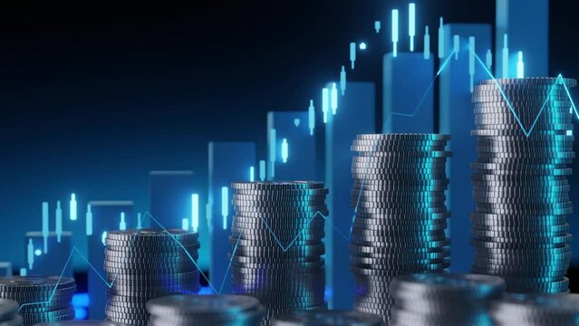 The dollar coin increases accordingly. The graph also went up.cyberspace style.