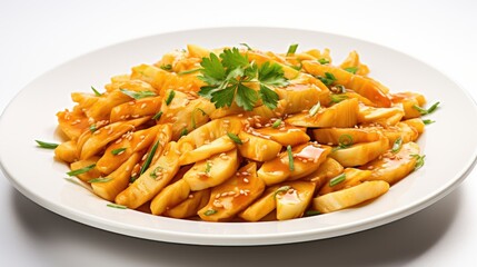 Stir-fried Bamboo Shoot with eggs