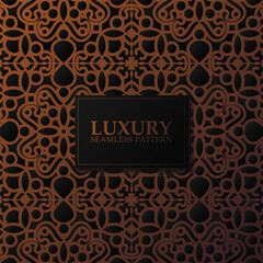 luxury dark seamless pattern background