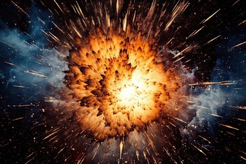 Big bang explosion